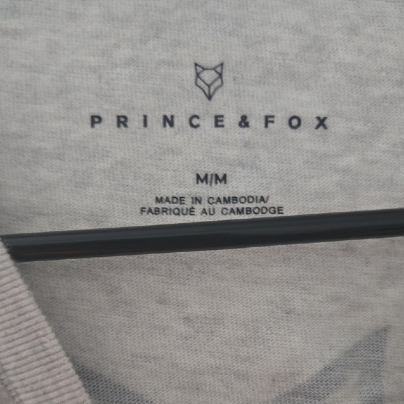 Prince & Fox Light Gray Long Sleeve Tee - Picture 5 of 5